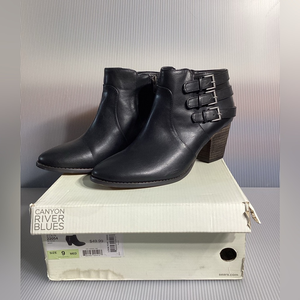 Canyon River Blues Eden Black Boots Size 9